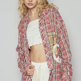 Peace Oversized Button Up