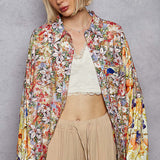 Floral Oversized Button Up