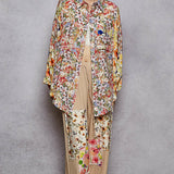 Floral Oversized Button Up