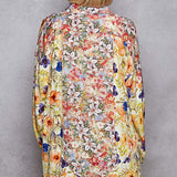 Floral Oversized Button Up