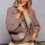 Choco Milk Flower Sweater