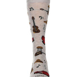 Guitars Mens Bamboo Crew