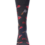 MeMoi Meats Bamboo Blend Men's Crew Socks