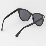 Minimal Round Cateye Sunglasses
