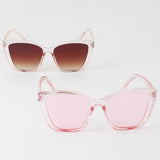 Sharp Cateye Gradient Sunglasses