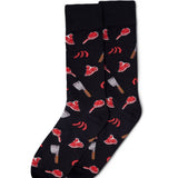 MeMoi Meats Bamboo Blend Men's Crew Socks