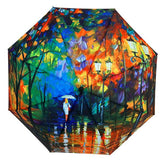 Inverted Art Umbrellas