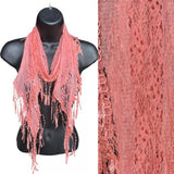 Oblong Lace Fashion Scarf