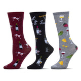 Memoi Boxed Wine 3 Pack Sock Gift Set