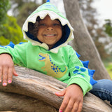 Spiky Dino Toddler and Kids 3D Hoodie