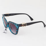 Animal Print Cateye Sunglasses