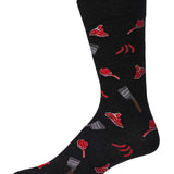 MeMoi Meats Bamboo Blend Men's Crew Socks