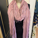 Tassled Striped Scarves