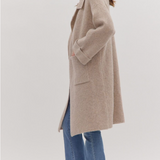 Oatmeal Knit Coat