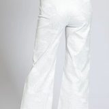 Silver Chevron Print Pant