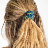 Print and Velvet Scrunchies, Set of 5