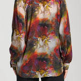 Half-Placket Pullover Blouse