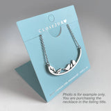 Skier Stainless Steel Necklace