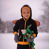 Butterfly 3D Toddler and Kids Hoodie