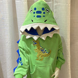 Spiky Dino Toddler and Kids 3D Hoodie