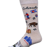 Memoi Colorado Men`s Bamboo Crew