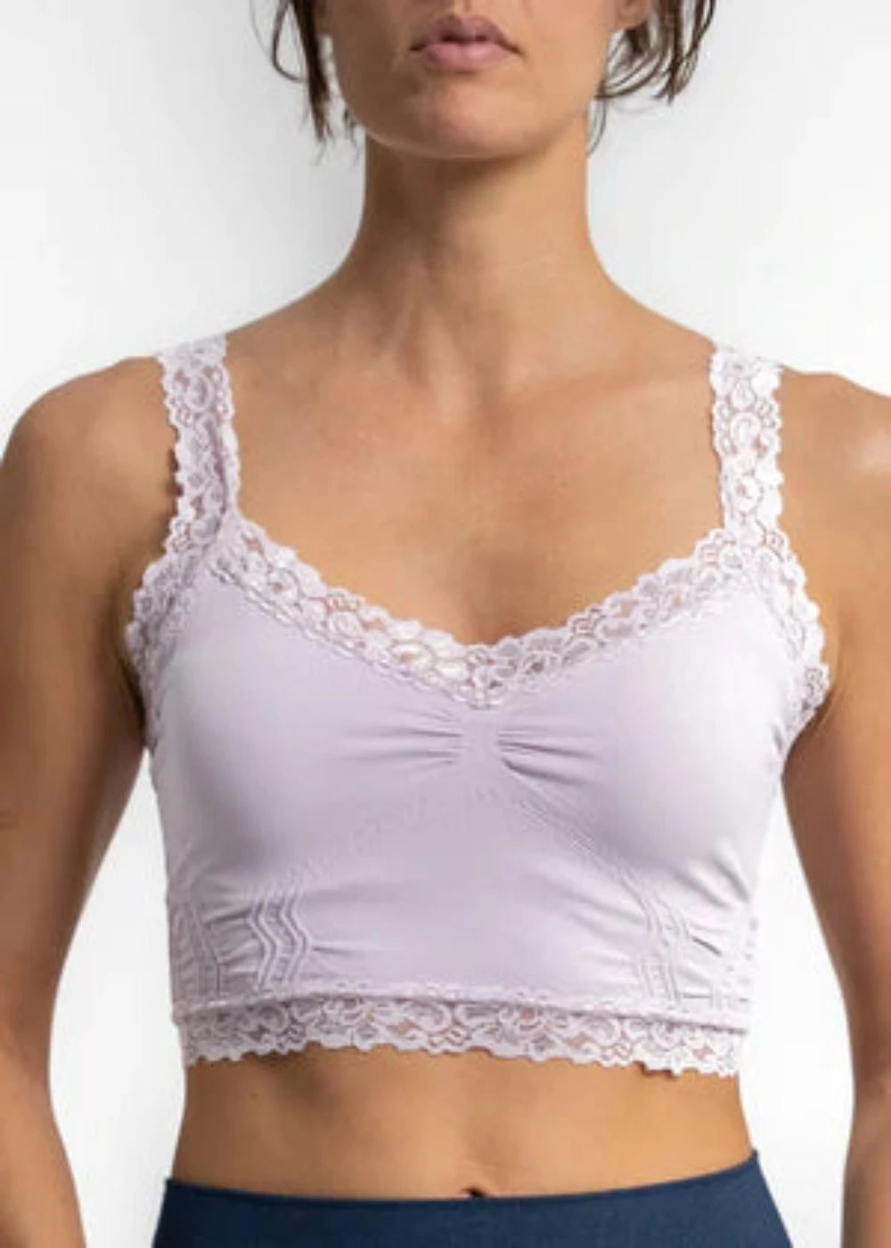 Lace Bralette-Lavender