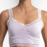 Lace Bralette-Lavender