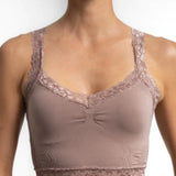 Lace Bralette-Mauve