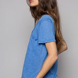 Loose Fit Scoop Neck Tee