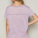 Loose Fit Scoop Neck Tee