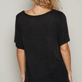 Loose Fit V-Neck Pocket Tee