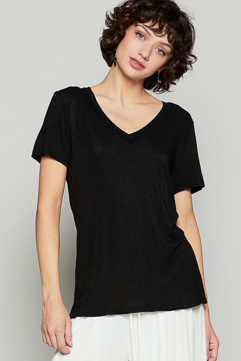 V-neck Soft Tee