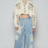 Star Wide Leg Pants