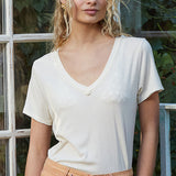V-neck Soft Tee