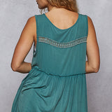 Evergreen Laced Tank