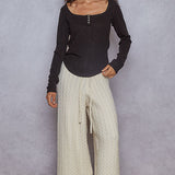 Square Neck Knit Top