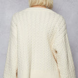 Cable Knit Chenille Sweater