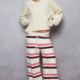 Cable Knit Chenille Sweater