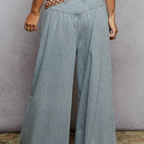 Pinstripe Wide Leg