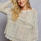 Crochet Bell Sleeve Top