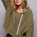 Moss Pullover Hooded Sweater