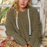 Moss Pullover Hooded Sweater