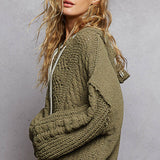 Moss Pullover Hooded Sweater