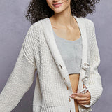 Flower Button Cardigan