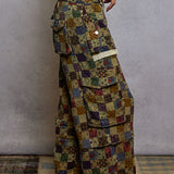 Patchwork Cargo Pants