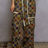 Patchwork Cargo Pants