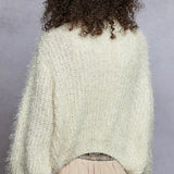Eyelash Cardigane Sweater
