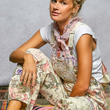 Cream Floral Overall