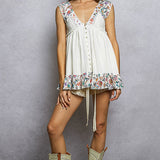 Floral Flair Tank