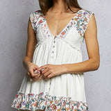 Floral Flair Tank